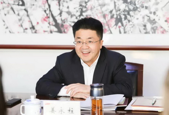萧山区委副书记、区长姜永柱一行调研亚铭威
